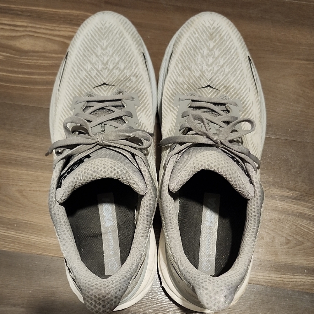 Hoka Men's Light Gray Athletic Shoes